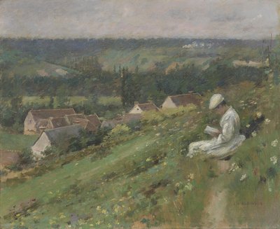 De vallei van Arconville, c.1887 door Theodore Robinson