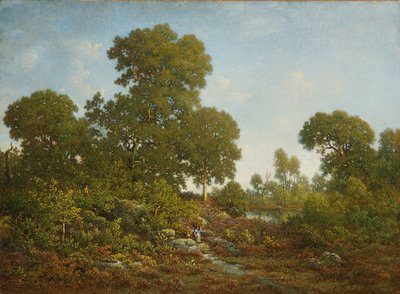 Lente, ca. 1860 door Theodore Rousseau