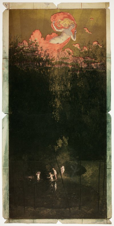 Morgendämmerung door Theodore Roussel