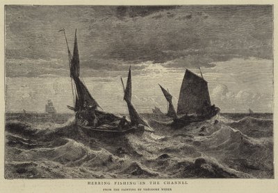 Haringvisserij in het Kanaal door Theodore Weber