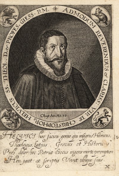 Christoph Helvig door Theodore de Bry
