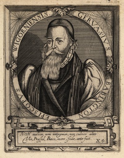 Gervase Babington door Theodore de Bry