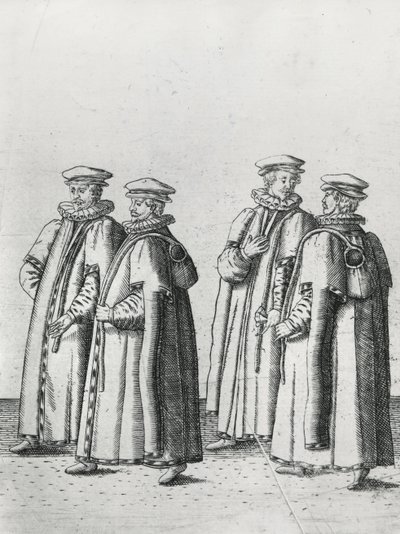 Kruideniers in de rouwstoet van Sir Philip Sidney op weg naar St. Paul