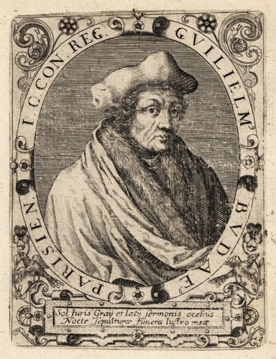 Guillaume Bude door Theodore de Bry