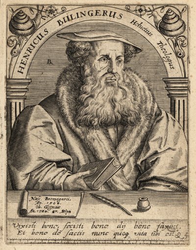 Heinrich Bullinger door Theodore de Bry