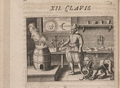 Illustratie voor Tripvs avrevs, hoc est, Tres tractatvs chymici selectissimi.., 1618 door Theodore de Bry