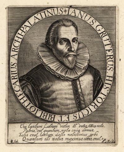 Jan Gruter, Vlaams filoloog door Theodore de Bry