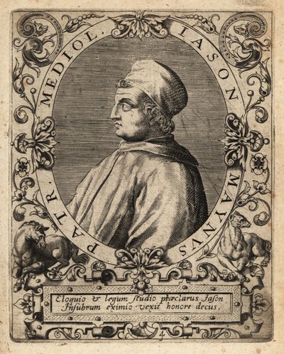 Jason de Mayno door Theodore de Bry