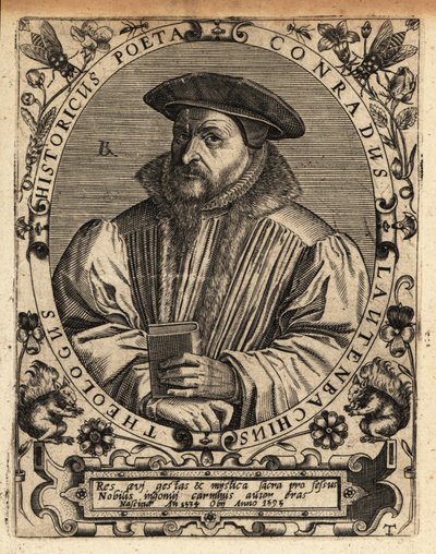 Konrad Lautenbach door Theodore de Bry