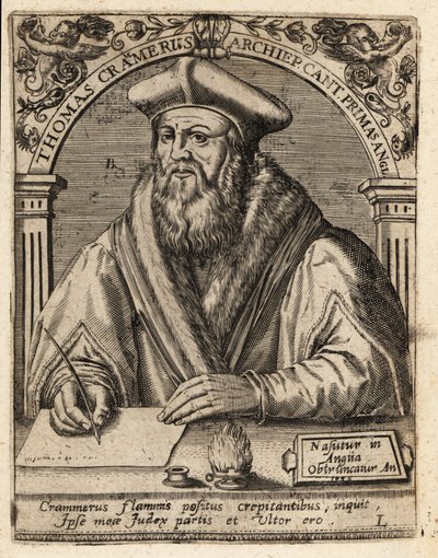 Thomas Cranmer door Theodore de Bry