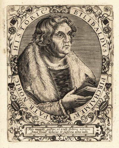 Willibald Pirckheimer, Duitse advocaat door Theodore de Bry