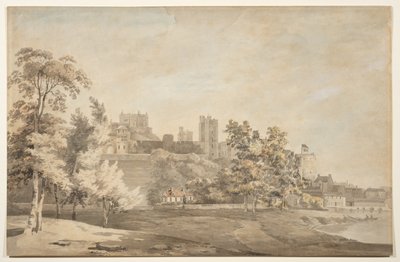 Kasteel Windsor vanaf de rivier door Theodosius Forrest