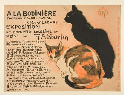 Ausstellung des gezeichneten und gemalten Werks von T. A. Steinlen door Théophile Alexandre Steinlen