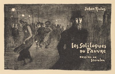 Parijs bij nacht door Théophile Alexandre Steinlen