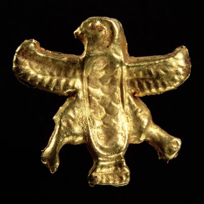 Valk (bladgoud) door Third Intermediate Period Egyptian