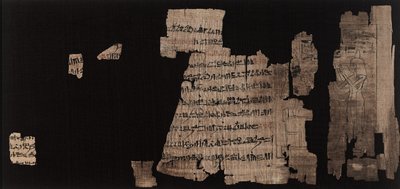 Blad met hiëratische inscriptie over Neskhonsu, de zanger van de Grote God Amon door Third Intermediate Period Egyptian
