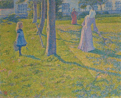 Het Tennisspel door Théo van Rysselberghe