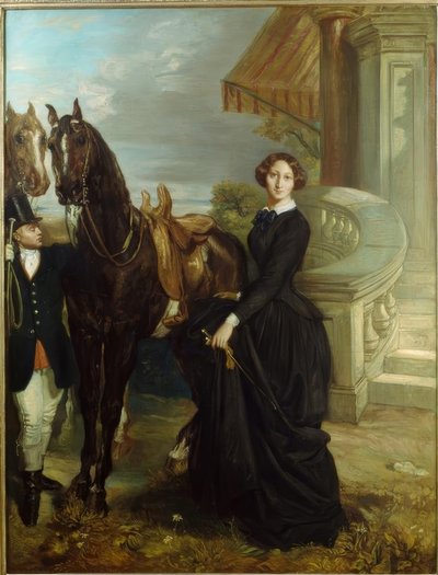 Portret van de Gravin van Ranchicourt door Théodore Chassériau