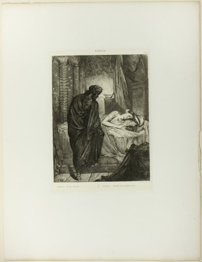 Toch Moet Ze Sterven, plaat elf uit Othello door Théodore Chassériau