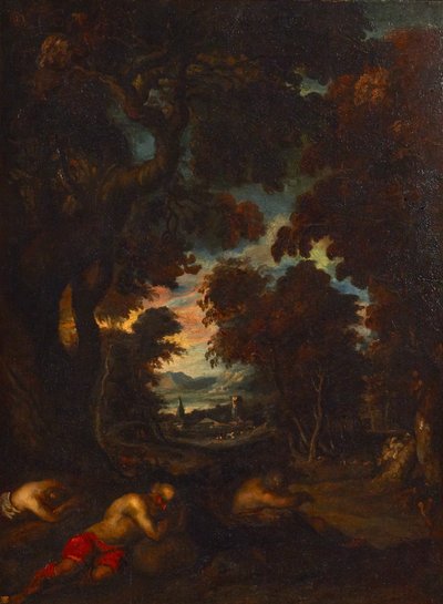 Géricault - De slaap van de boeren, ca. 1808-12 door Theodore Gericault