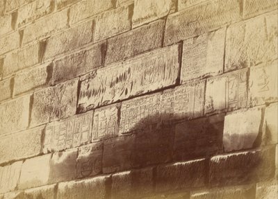 Hiërogliefen Inscripties bij Elephanta door Théodule Devéria