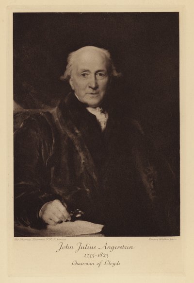John Julius Angerstein, voorzitter van Lloyd