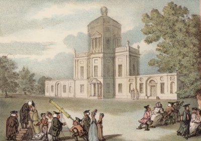 Een Zuidelijk Uitzicht op het Observatorium in Oxford door Thomas (after) Rowlandson
