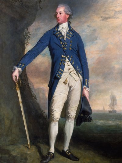 Kapitein Sir George Montagu (1750-1829), ca. 1780-90 door Thomas (attr.to) Beach