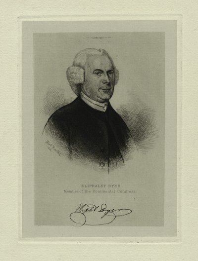Eliphalet Dyer door Thomas Addis (after) Emmet