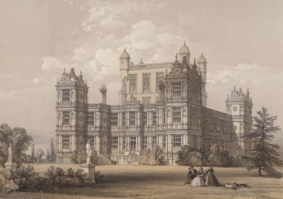 Wollaton Hall, Nottinghamshire door Thomas Allom