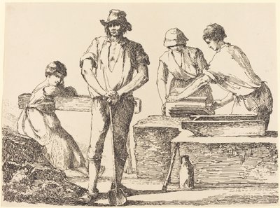 Tegelmakers door Thomas Barker