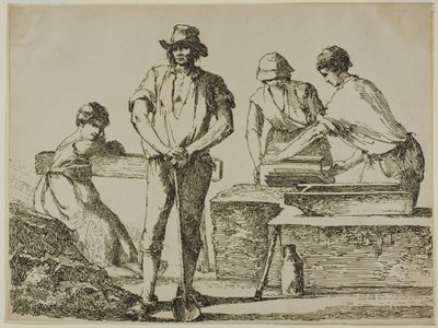 Tegelmakers door Thomas Barker