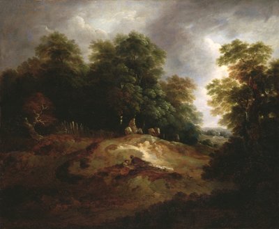 De rand van de gemeenschappelijke weide door Thomas Barker of Bath