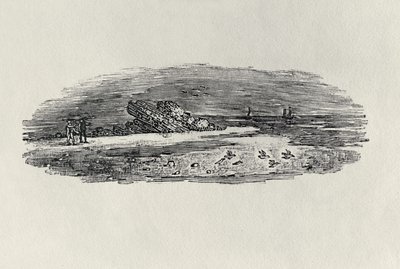 Rotsen met kustschepen, c. 1801, uit 