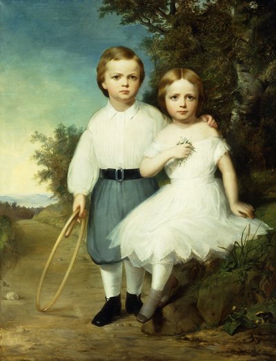 Alice en Andrew McCormick, ca. 1864 door Thomas Buchanan Read
