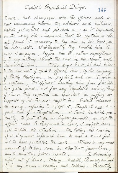 Dagboeken van Thomas Butler Gunn - Deel 16, pagina 166, 10 mei 1861 door Thomas Butler Gunn