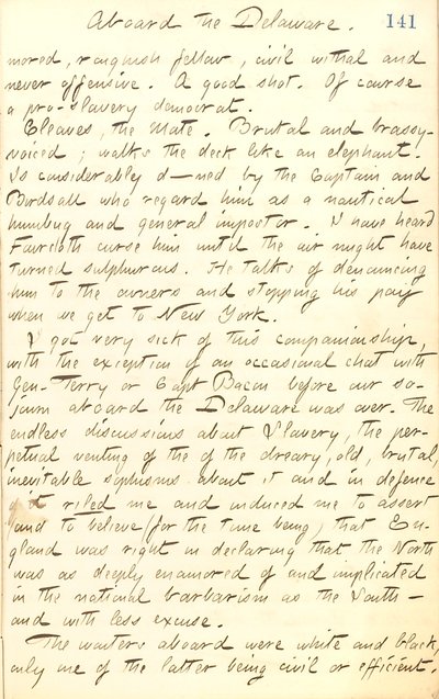 Dagboeken van Thomas Butler Gunn - Deel 20, pagina 155, 31 augustus 1862 door Thomas Butler Gunn