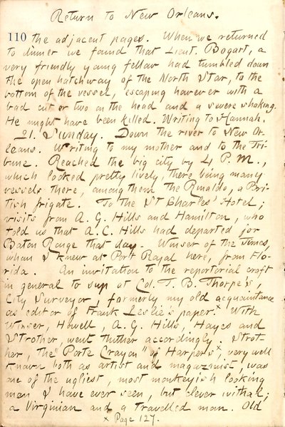 Dagboeken van Thomas Butler Gunn - Deel 21, pagina 120, 20 december 1862 door Thomas Butler Gunn