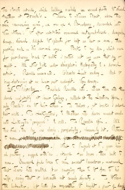 Thomas Butler Gunn Dagboeken - Deel 5, pagina 21, 25-26 augustus 1852 door Thomas Butler Gunn