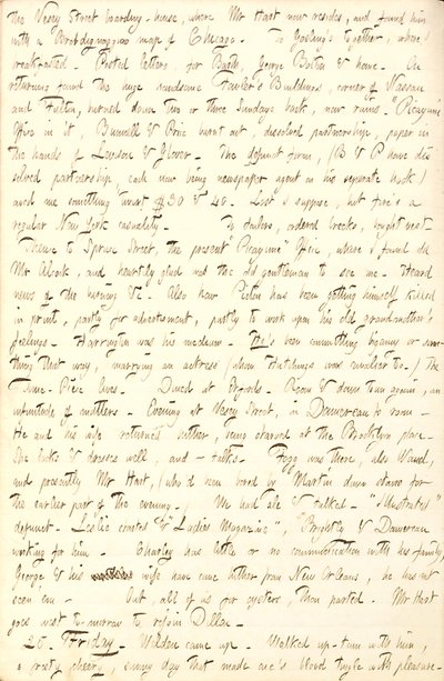 Dagboeken van Thomas Butler Gunn - Deel 6, pagina 206, 24-25 november 1853 door Thomas Butler Gunn