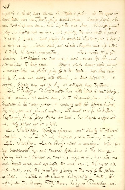 Thomas Butler Gunn Dagboeken - Deel 7, pagina 54, 19-22 april 1855 door Thomas Butler Gunn