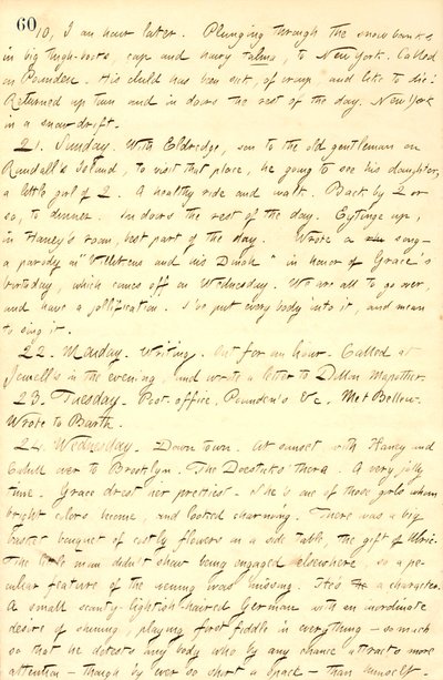 Thomas Butler Gunn Dagboeken - Deel 9, pagina 71, 20-24 februari 1858 door Thomas Butler Gunn