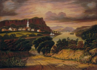 Lake George en het Dorp Caldwell door Thomas Chambers