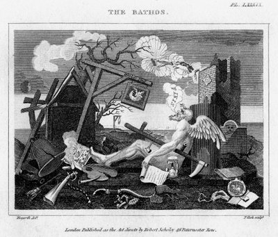 The Bathos, 18e eeuw door Thomas Clerk