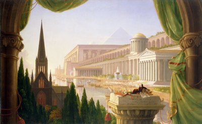 De droom van een architect door Thomas Cole