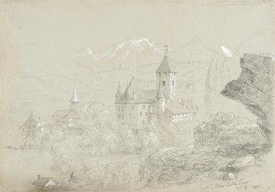 Kasteel van Spiez, Thunermeer door Thomas Cole