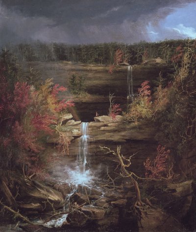 Kaaterskill Falls, 1826 door Thomas Cole