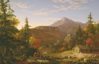 De terugkeer van de jager door Thomas Cole