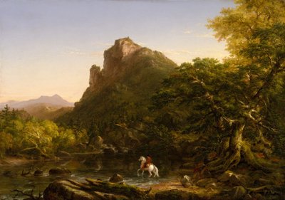 De bergdoorwaadbare plaats door Thomas Cole
