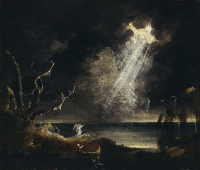 De reis van het leven: Ouderdom (studie) door Thomas Cole